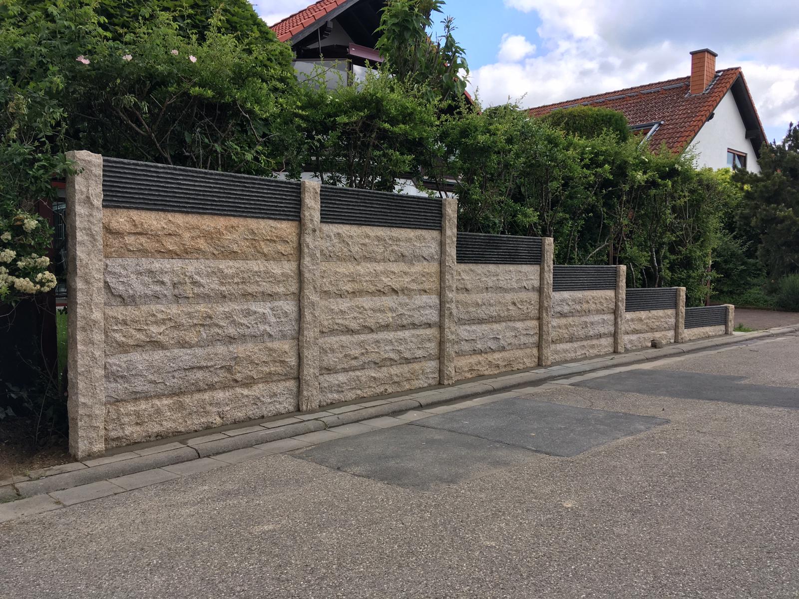 Hochwertige Granitzäune